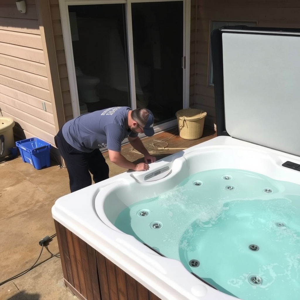 Spa and hot tub removal and cleaning service in Big Bear, CA